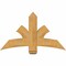 Ekena Millwork Davenport Rough Sawn Timber Gable Bracket, Western Red Cedar, 48"W x 28"H x 6"D x 6"F, 14/12 Pitch GBW048X28X0606DAV00RWR - alternate 1